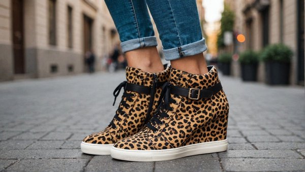 Découvrez les baskets compensées léopard, élégance et confort !