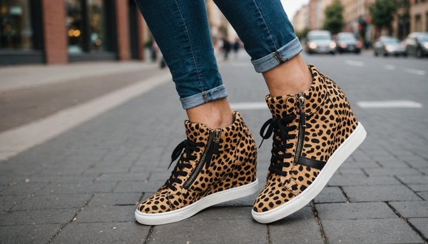 Top 5 modèles de baskets compensées léopard alliant style et confort